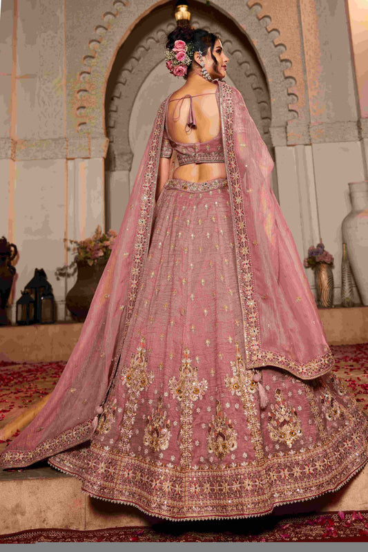 Tissue RIN197 2654 Lehengas Wholesale Designer Lehenga Fancy Lehenga Silk Lehenga