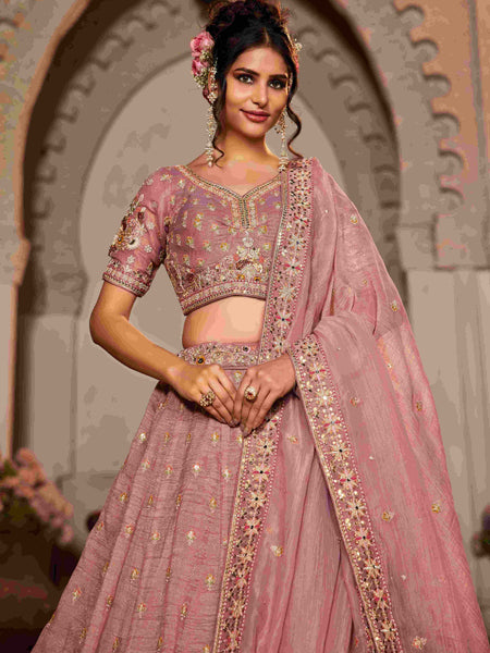 Tissue RIN197 2654 Lehengas Wholesale Designer Lehenga Fancy Lehenga Silk Lehenga