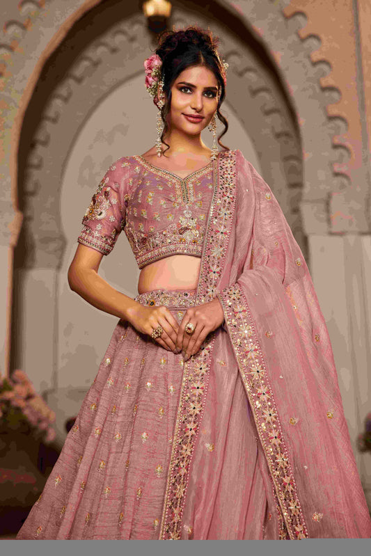 Tissue RIN197 2654 Lehengas Wholesale Designer Lehenga Fancy Lehenga Silk Lehenga