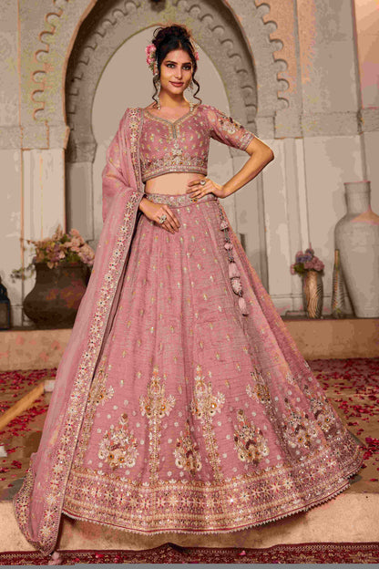 Tissue RIN197 2654 Lehengas Wholesale Designer Lehenga Fancy Lehenga Silk Lehenga