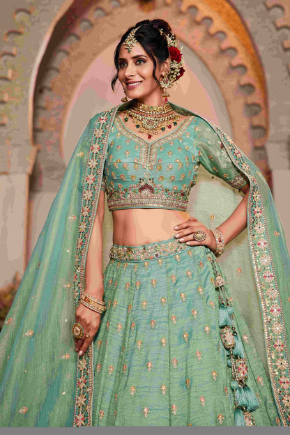 Tissue RIN197 2654 Lehengas Wholesale Designer Lehenga Fancy Lehenga Silk Lehenga