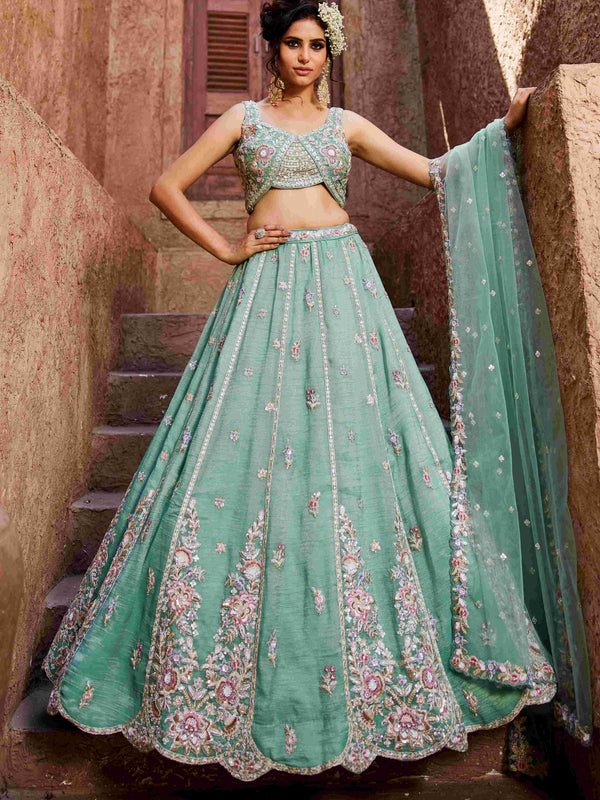 Tissue RIN197 2655 Lehengas Wholesale Designer Lehenga Fancy Lehenga Bridal Lehenga