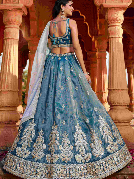 Tissue RIN197 2659 Lehengas Wholesale Designer Lehenga Fancy Lehenga Bridal Lehenga