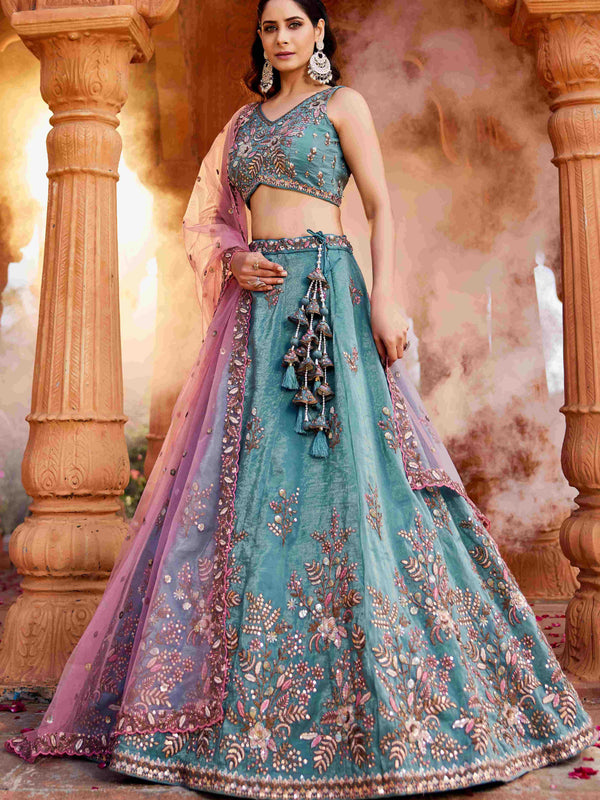 Tissue RIN197 2661 Lehengas Wholesale Designer Lehenga Fancy Lehenga Wedding Lehenga