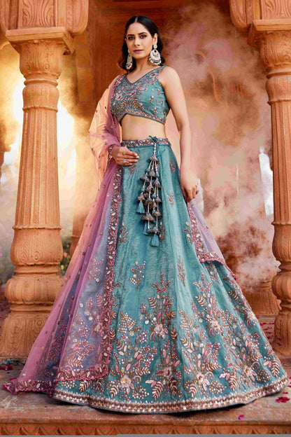 Tissue RIN197 2661 Lehengas Wholesale Designer Lehenga Fancy Lehenga Wedding Lehenga