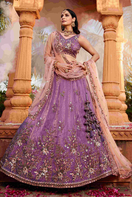Tissue RIN197 2661 Lehengas Wholesale Designer Lehenga Fancy Lehenga Wedding Lehenga