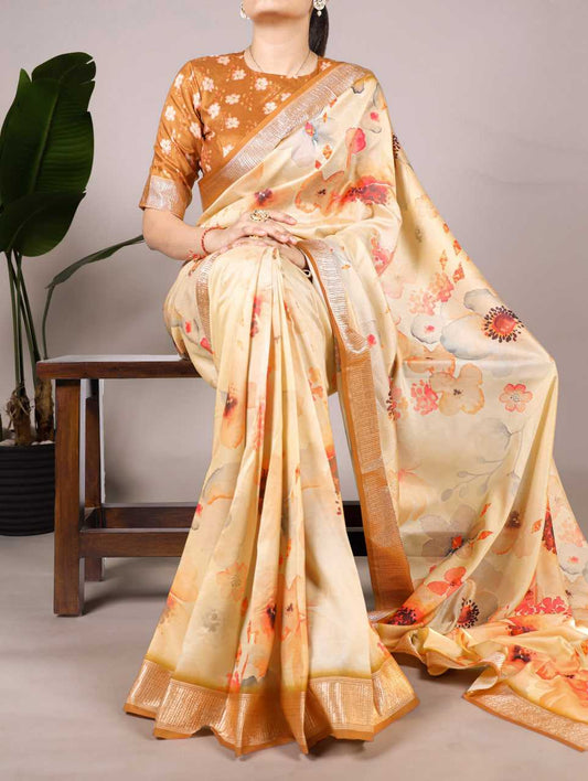 Tussar Silk KESH134 7024 Sarees Wholesale Fancy Sarees Printed Sarees Tussar Sarees