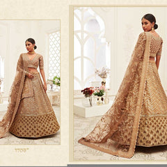 Velvet RIN197 Neo Traditional Vol-2-2726 Lehengas Wedding Collections Festive Collections Wholesale Designer Lehenga Net Fancy Lehenga Velvet Lehenga