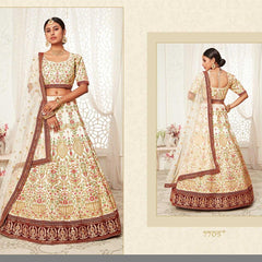 Velvet RIN197 Neo Traditional Vol-2-2726 Lehengas Wedding Collections Festive Collections Wholesale Designer Lehenga Net Fancy Lehenga Velvet Lehenga