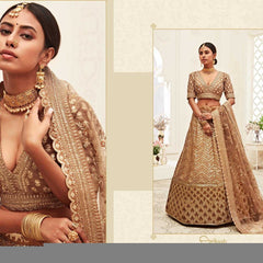 Velvet RIN197 Neo Traditional Vol-2-2726 Lehengas Wedding Collections Festive Collections Wholesale Designer Lehenga Net Fancy Lehenga Velvet Lehenga