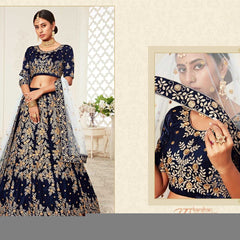 Velvet RIN197 Neo Traditional Vol-2-2726 Lehengas Wedding Collections Festive Collections Wholesale Designer Lehenga Net Fancy Lehenga Velvet Lehenga
