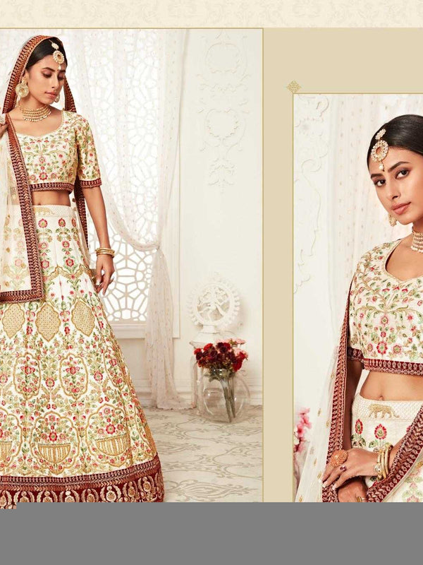 Velvet RIN197 Neo Traditional Vol-2-2726 Lehengas Wedding Collections Festive Collections Wholesale Designer Lehenga Net Fancy Lehenga Velvet Lehenga