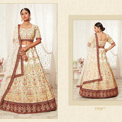 Velvet RIN197 Neo Traditional Vol-2-2726 Lehengas Wedding Collections Festive Collections Wholesale Designer Lehenga Net Fancy Lehenga Velvet Lehenga