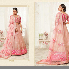 Velvet RIN197 Neo Traditional Vol-2-2726 Lehengas Wedding Collections Festive Collections Wholesale Designer Lehenga Net Fancy Lehenga Velvet Lehenga