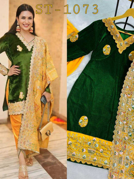 Velvet RIN215 1073 Kurti Bollywood Collections Wholesale Casual Kurtis Divyanka Tripathi