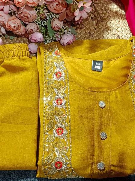 Vichitra Silk RIN222 SI-198 Suits & Dresses Wedding Collections Festive Collections Wholesale Ladies Silk Suit Casual Dresses Embroidered Dresses