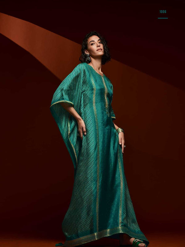 Viscose RIN184 VARSHA-PEARL Suits & Dresses Wedding Collections Festive Collections Wholesale Printed Suits Kaftan Dresses Handwork Suits