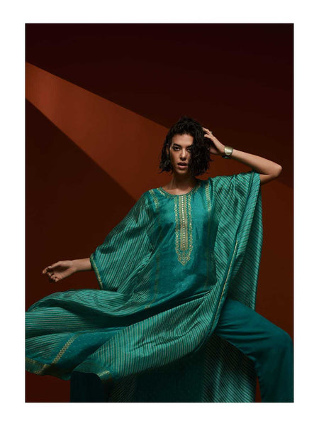 Viscose RIN184 VARSHA-PEARL Suits & Dresses Wedding Collections Festive Collections Wholesale Printed Suits Kaftan Dresses Handwork Suits