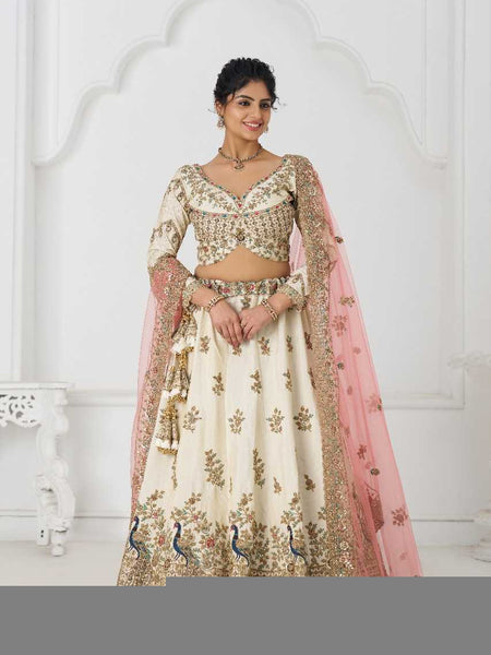 Zari Silk RIN197 4429 Lehengas Wholesale Designer Lehenga Fancy Lehenga Bridal Lehenga